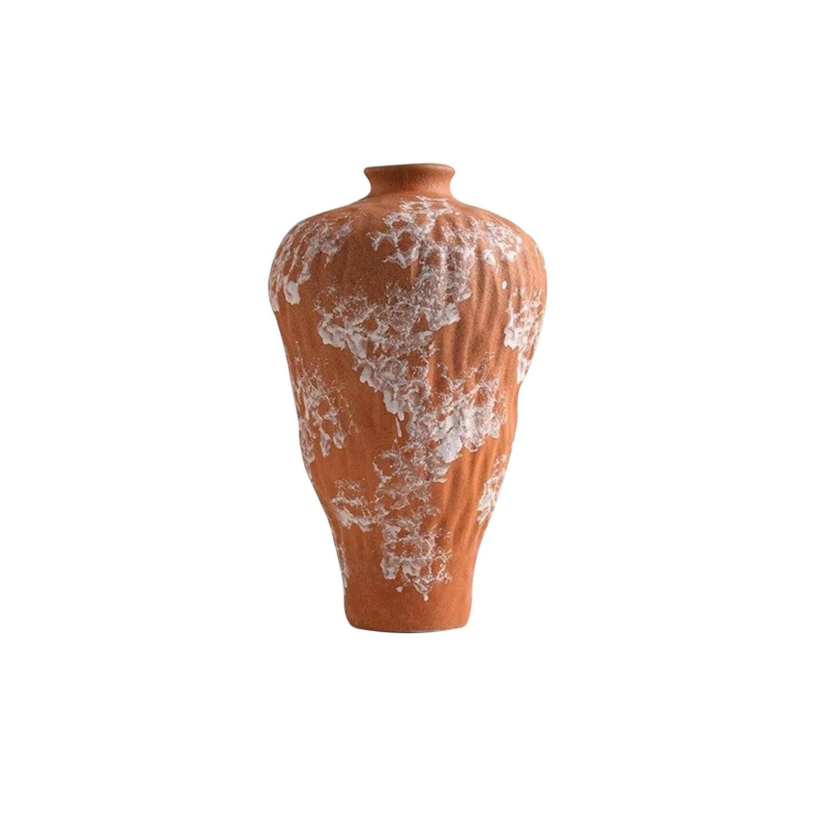 Vase céramique boho mat pour valoriser un buffet de couloir