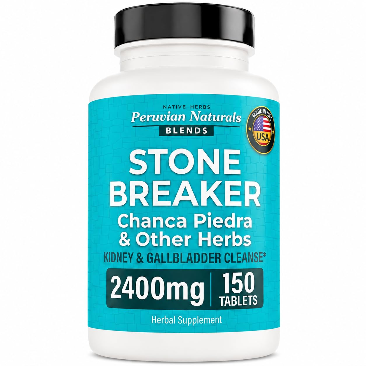 Peruvian Naturals Chanca Piedra Stone Breaker 150 Tablets