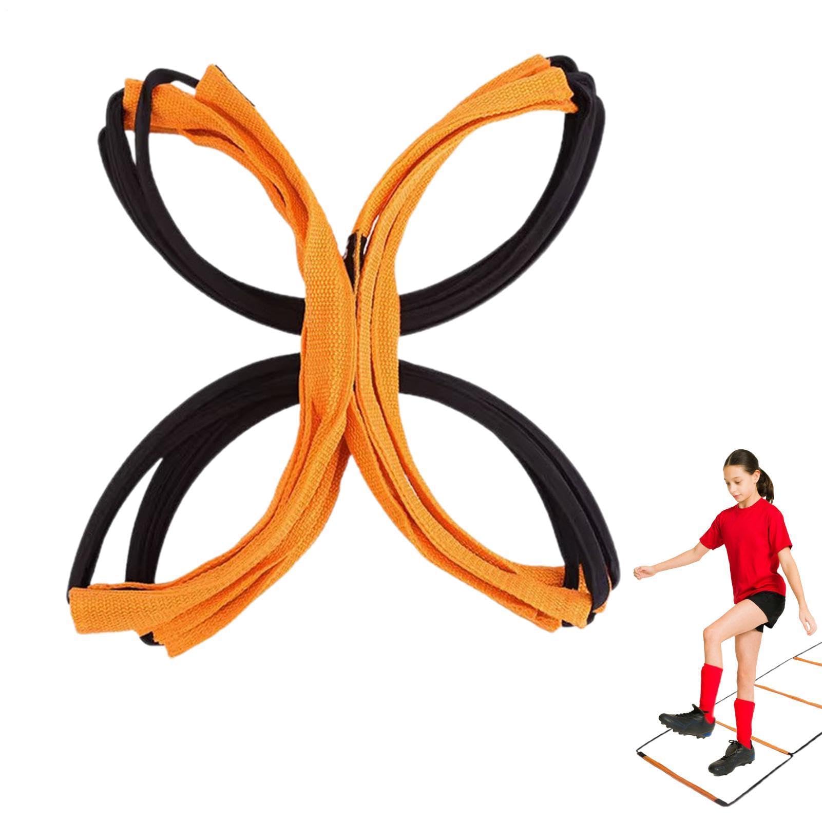 Ostacoli di agilità Scale pieghevoli per esercizi di velocità altamente | Attrezzatura per allenamento di agilità per corsa, calcio, basket, tennis, badminton, pallavolo