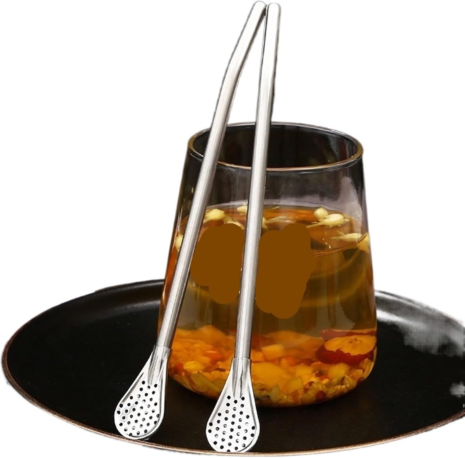 Coffee Scoops Straw Spoon Straw Spoon Cute Coffee Stirring Spoon Juice Milk Tea Spoon Coffee Spoon