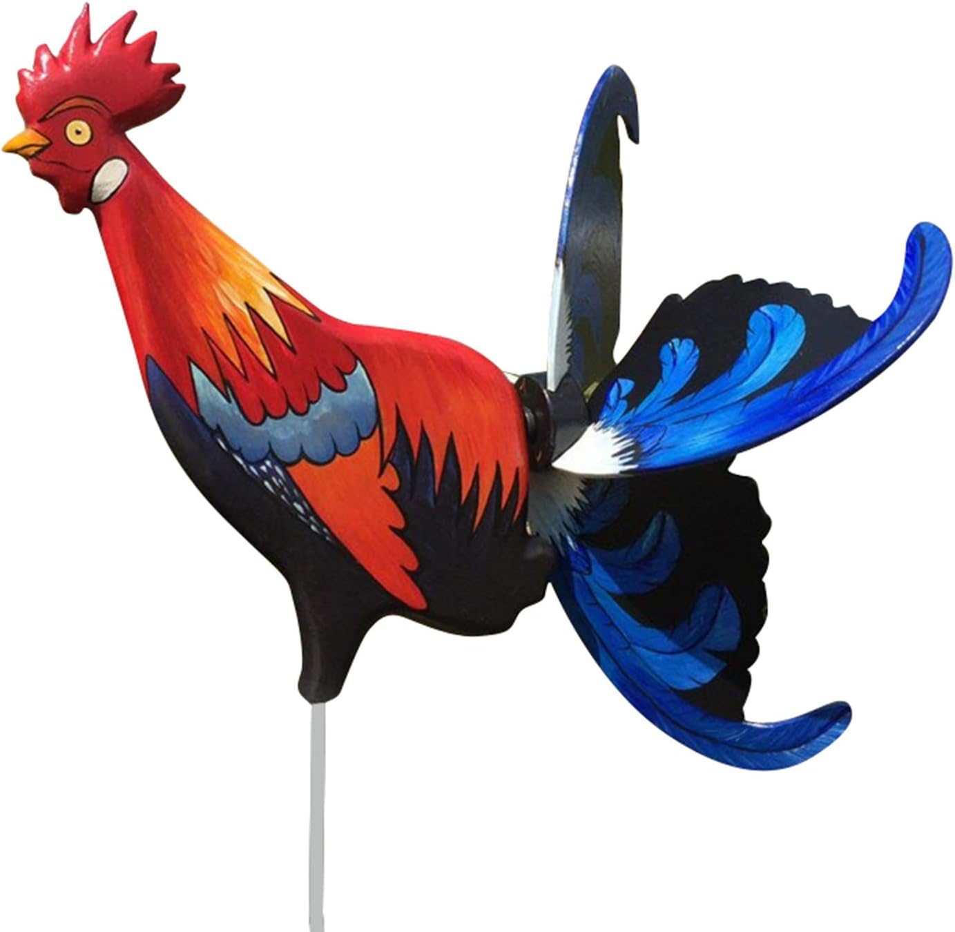 Henghe Rooster Windmill Garden Courtyard Farm Decor Waterproof Yard