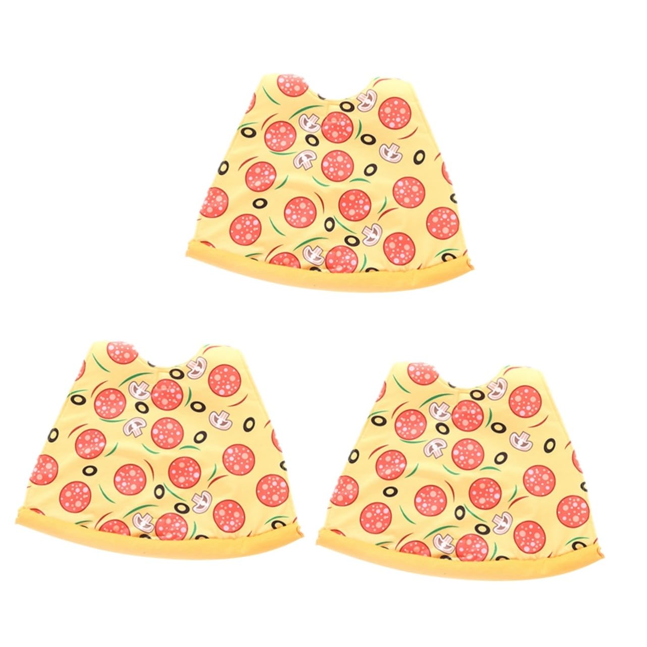 BESPORTBLE 3piezas Mascotas Disfraz De Halloween Ropa para Perros y Gatos Diseño De Pizza para Fiestas y Celebraciones Traje Cómodo y Atractivo para Mascotas Pequeñas