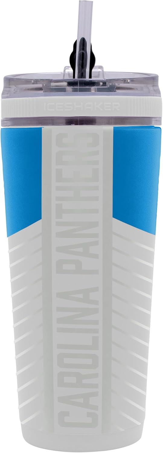 Panthers 26oz 4D Flex Ice Shaker in Stainless Steel by Carolina Panthers