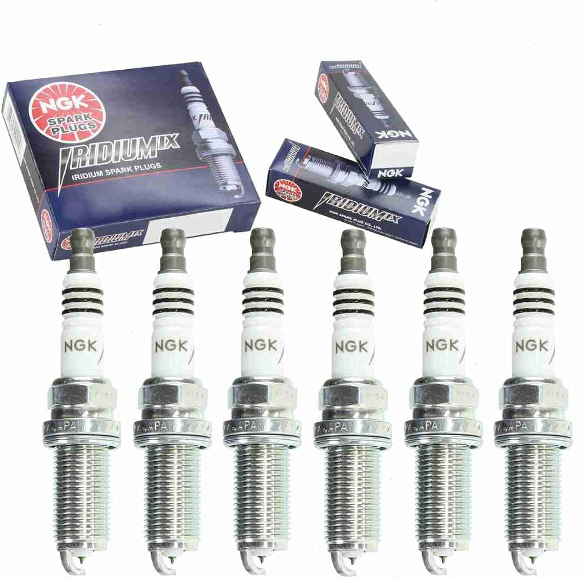 BMW Spark Plugs, Plug Set Laser Platinum NGK OEM 3199 (6pcs