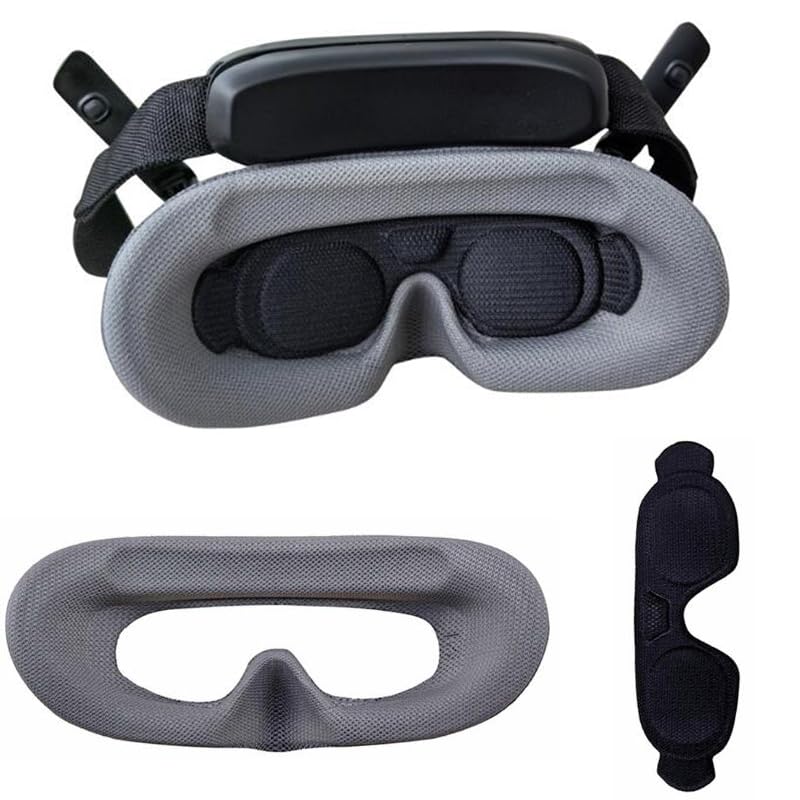 Coyktonty Face/Eye mask+Lens Protection Cover for DJI Avata 2/DJI Goggles 3 Light Shielding, Sweat-Proof, Smudge-Proof, Breathable, eyeshade