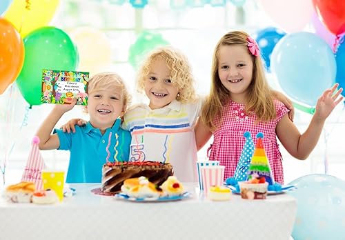 Miniatura 2 de D24TIME 30 unidades de certificados de feliz cumpleaños, regalos para niños y estudiantes de profesores, certificados de cumpleaños, premios de