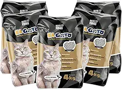 Areia Higiênica para Gatos EL Gato Linha Primium Anti Odor 100% Natural (Natural - 20kg)