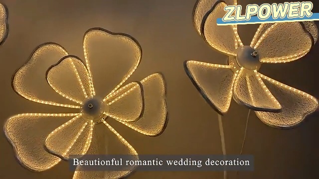 Amazon.com: ZLPOWER 4PCS Luminous Peony Flower Floor Lamp Wedding
