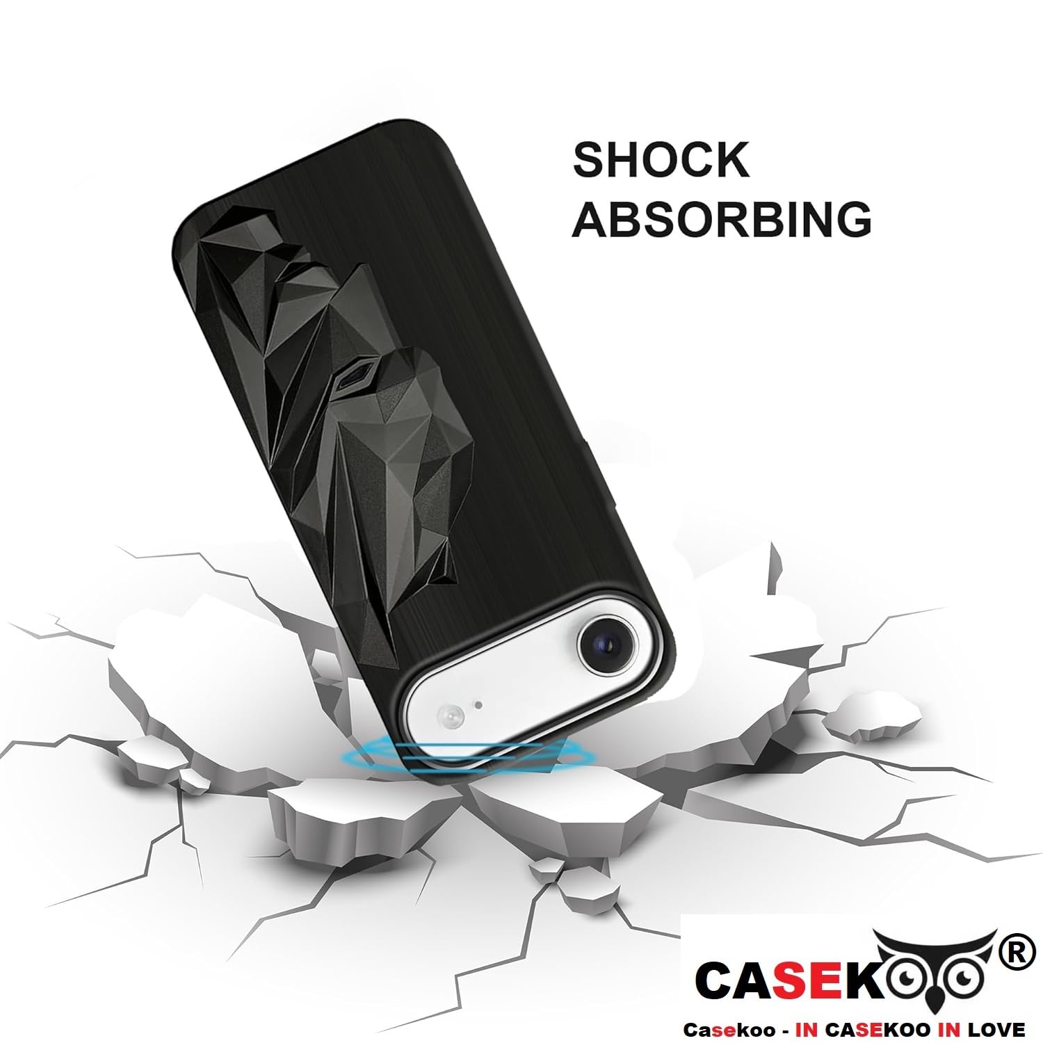 CASEKOO Back Cover for iPhone 17 Air Soft Silicone Shock Proof