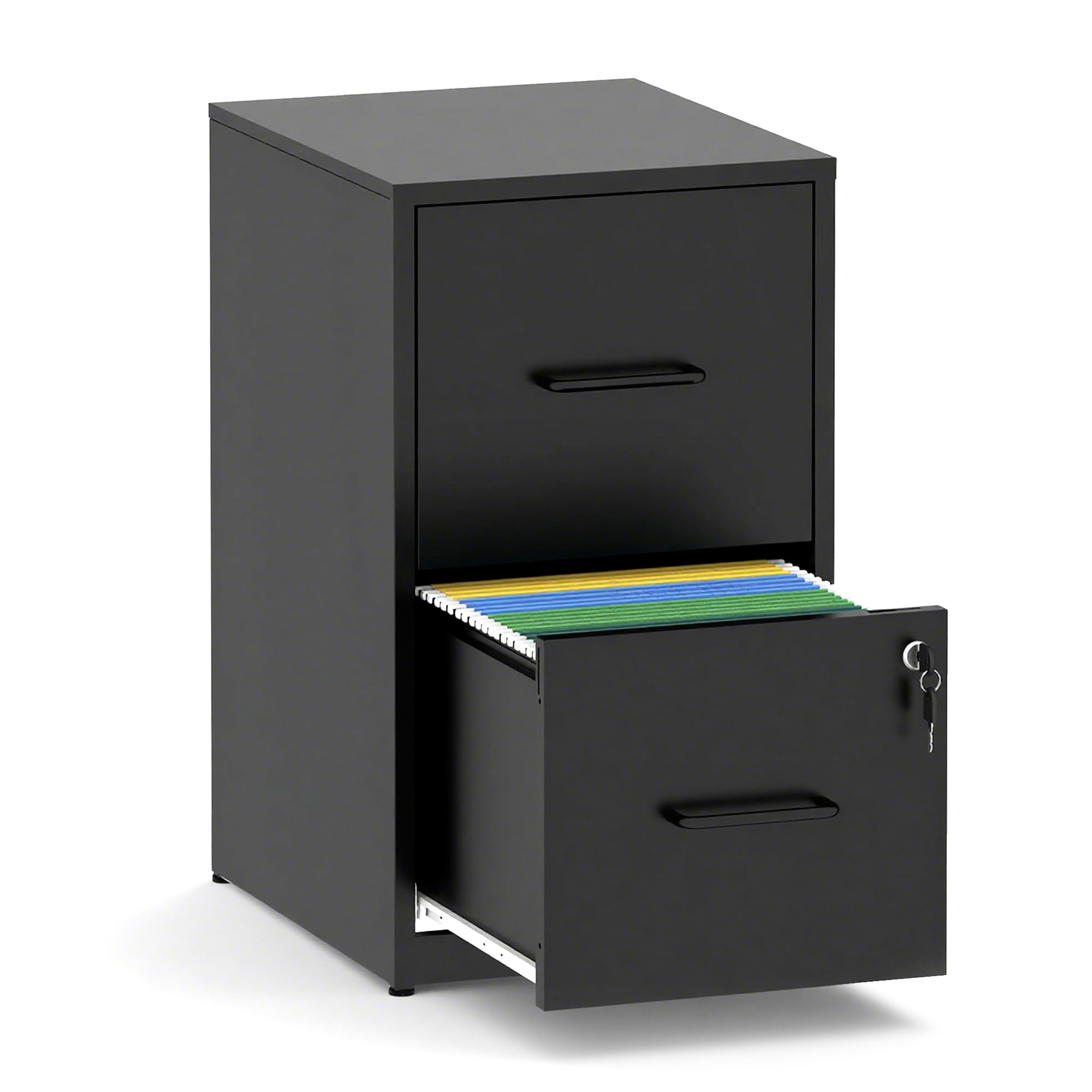 2 Drawer File Cabinet with Lock, Metal File Cabinet for Home Office