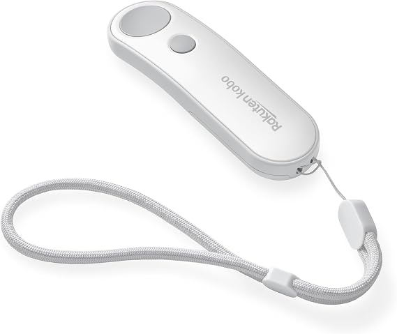 Kobo Uzaktan Kumanda | Sayfaları Çeviren Uzaktan Kumanda | Kobo E-Okuyucularla Uyumlu | Eller Serbest Okuma | Ergonomik | Bluetooth Bağlantısı | Beyaz