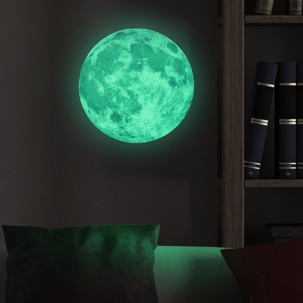 See full amazon price history chart for Desi Rang High Grade Paper Moon Glow in The Dark Luminous Astronomy Wall Sticker (30 cm, Green, Large) Desi Rang High Grade Paper Moon Glow in The Dark Luminous Astronomy Wall Sticker (30 cm, Green, Large) (B078TJM192) Amazon Price History, Amazon Price Tracker
