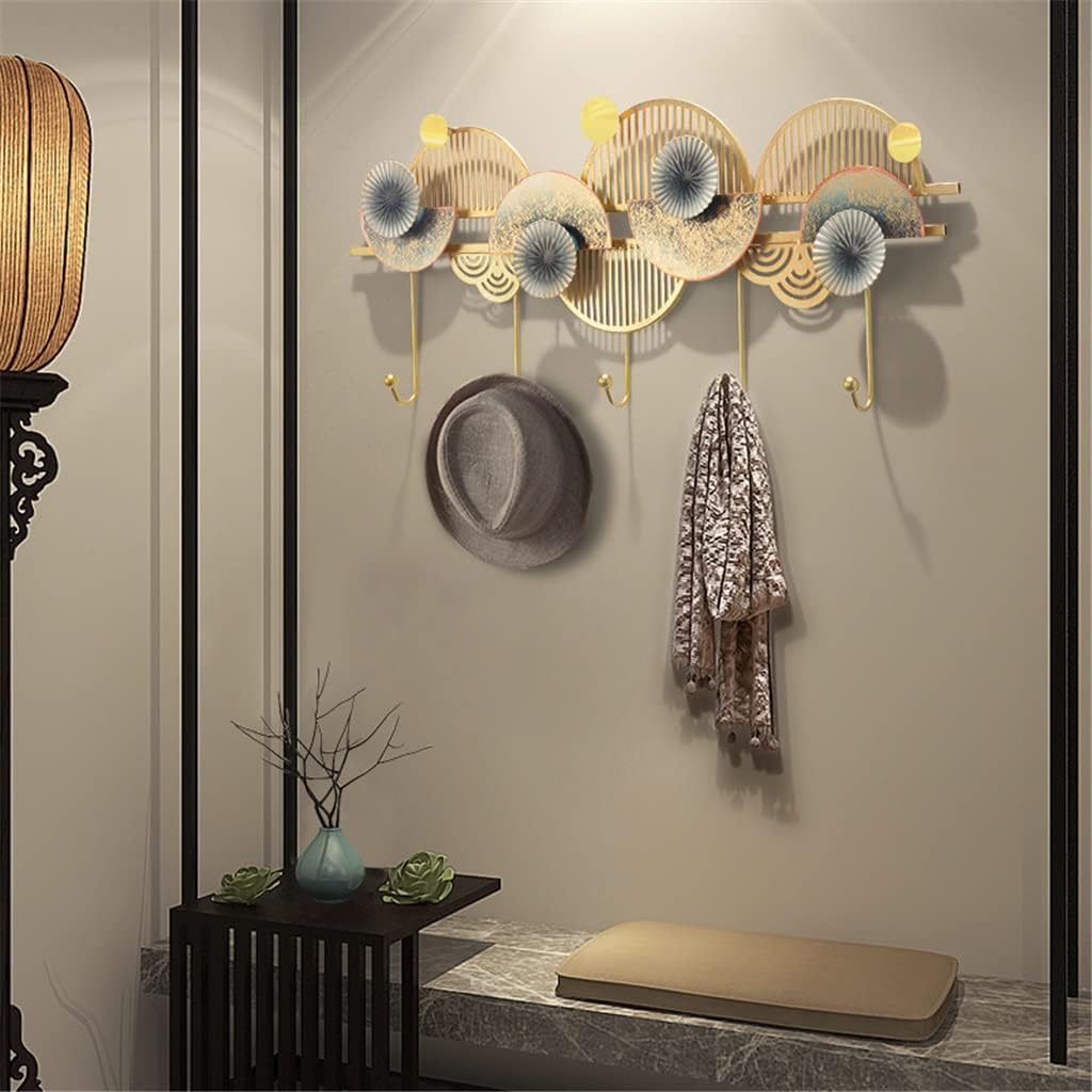 JSEIAJB Fashion Creative Door Coat Hook Wrought Iron Coat Hook Porch Wall Pendant Personality Hook