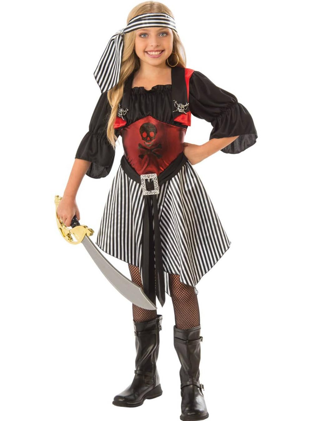 Crimson Pirate Costume for Kids & Tweens