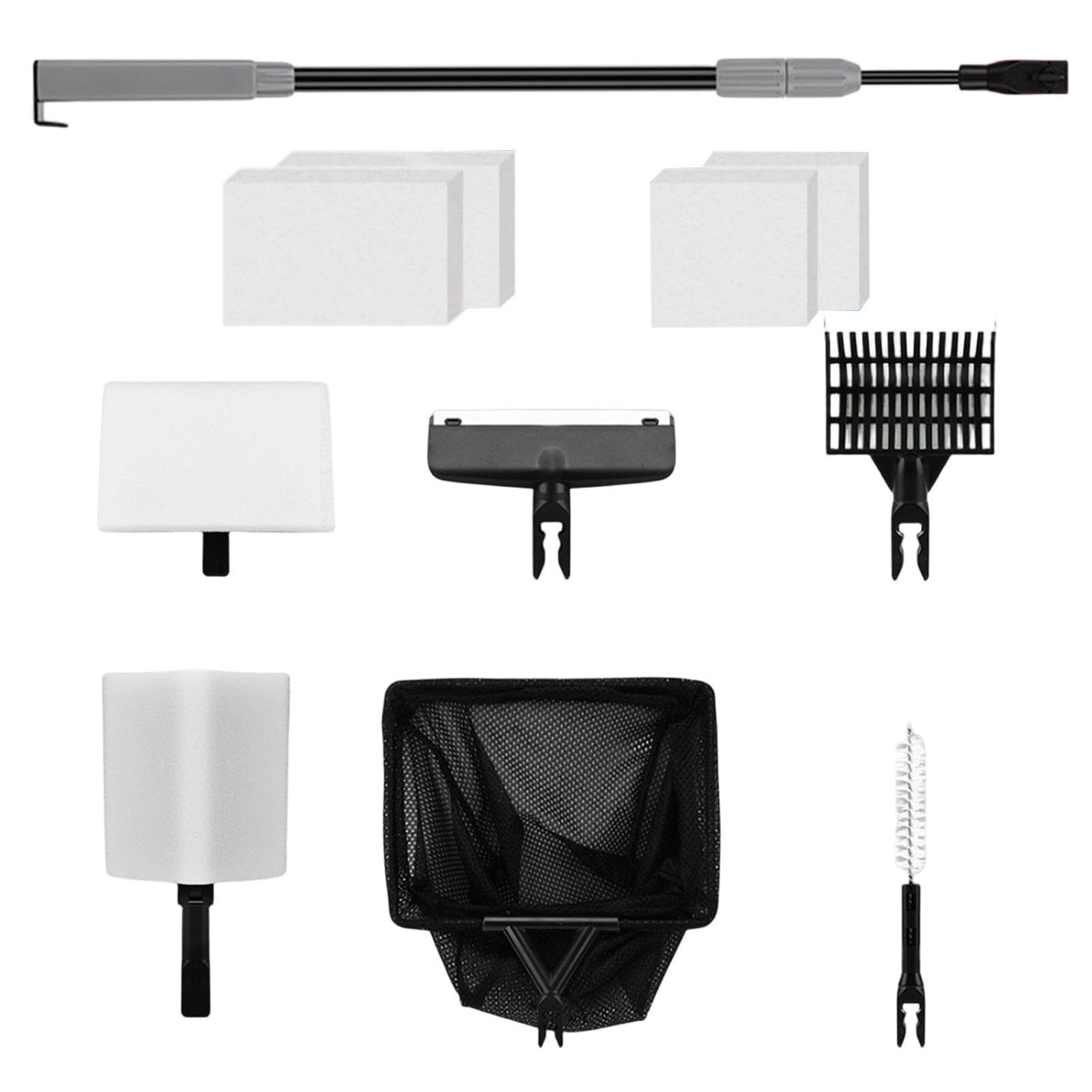 Outils de nettoyage pour aquarium pour un salon apaisant et un bassin de poissons transparent