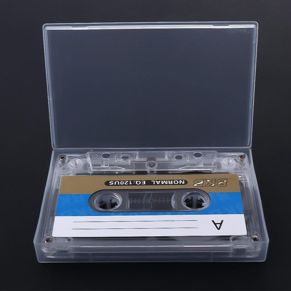Cassette vierge magnétique 60 minutes (1 pièce, blanc)