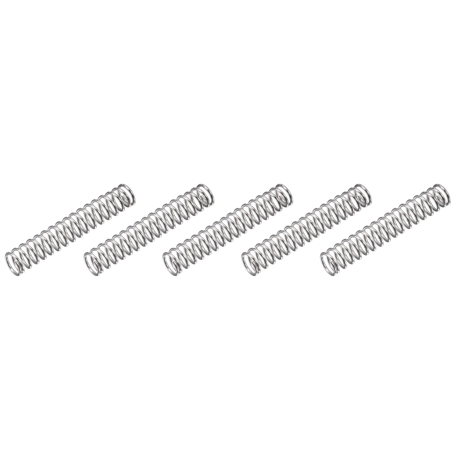 METALLIXITY Compression Springs (1x16mm OD,40mm Free Length) 5Pcs, 304 Stainless Steel Extension Spring - for Shop Home Repairs, DIY Projects, Silver Tone — Amazon image 27