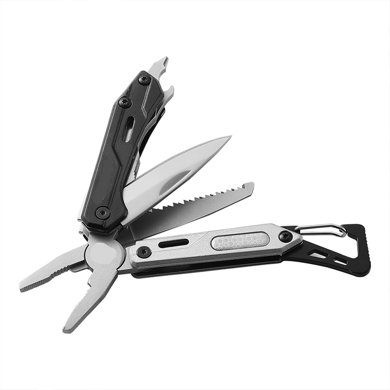 JINGYAN Szczypce Tool Pocket Knife With Screwdriver, Self-locking Multitool Pliers