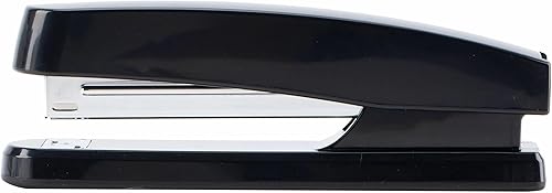 Miniatura 2 de Business Source Engrapadora de escritorio, tira completa, capacidad para 20 hojas, color negro