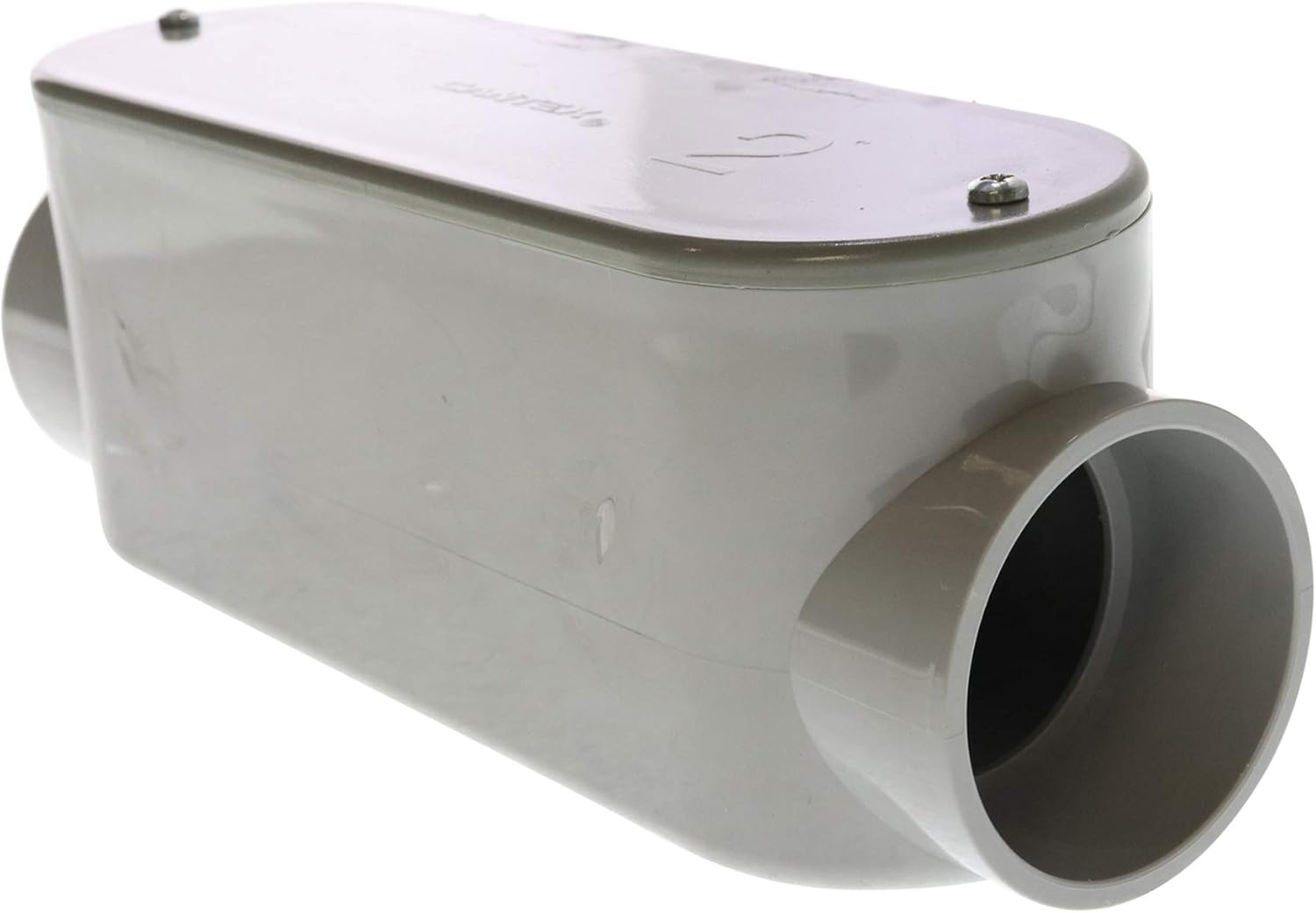 Cantex 5133106 Non-Metallic PVC Type-C Conduit Access Outlet Body, 2-Inch