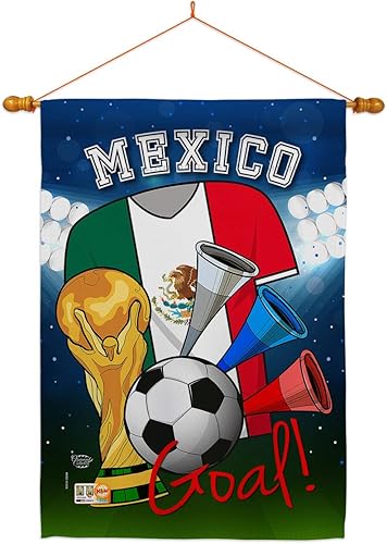 Vista 13 de Bandera de la Copa Mundial de Fútbol de México, juego deportivo, pelota de fútbol, actividades de entretenimiento, decoración física, pancarta