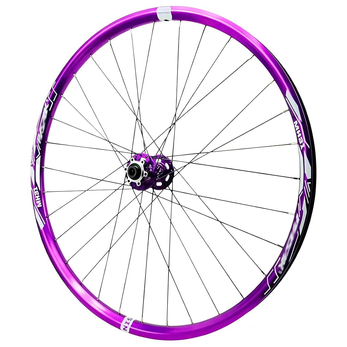 24"/26"/27.5"/29" Mountain Bike Wheelset Ultralight Rim 32H Front Wheel 15x100mm Rear Wheels 12x148mm Thru-Axle Disc Brake Wheel Set HG Compatible 8-12 Speed Cassette(Front,Purple29inch)