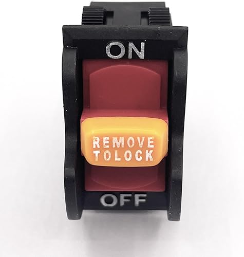 Miniatura 2 de Tolxh Pieza de repuesto NUEVO #760271017 Interruptor de alimentación para R4030 R4030S Sierra de azulejos 760271016 525468002 para Ridgid