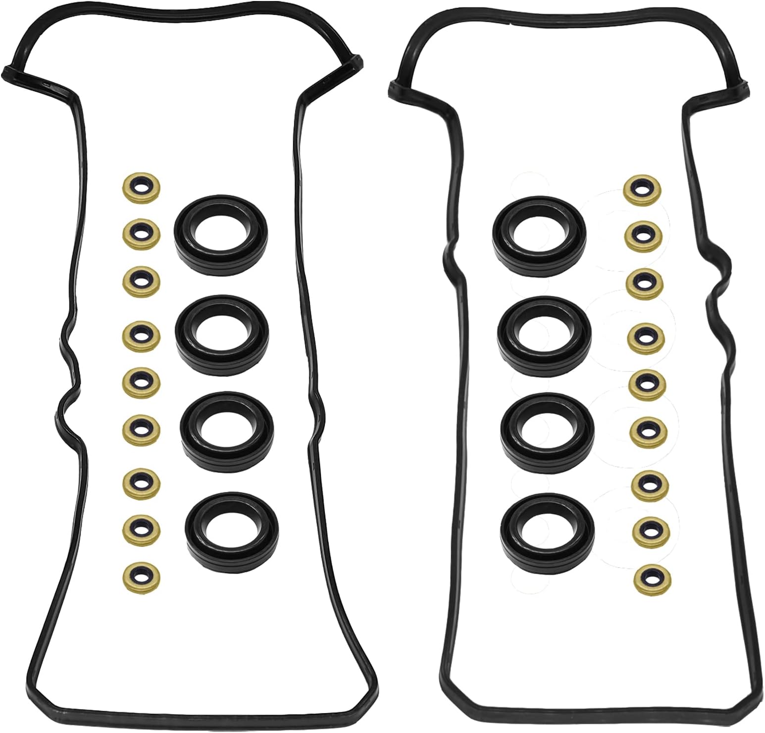 Engine Valve Cover Gasket Set VS50592R 1UZ-FE 2UZ-FE 3UZ-FE Compatible with 1998-2009 Lexus GS400 GS430 GX470 LS400 LS430 LX470 SC400 SC430 Toyota 4Runner Land Cruiser Sequoia 4.0L 4.3L 4.7L