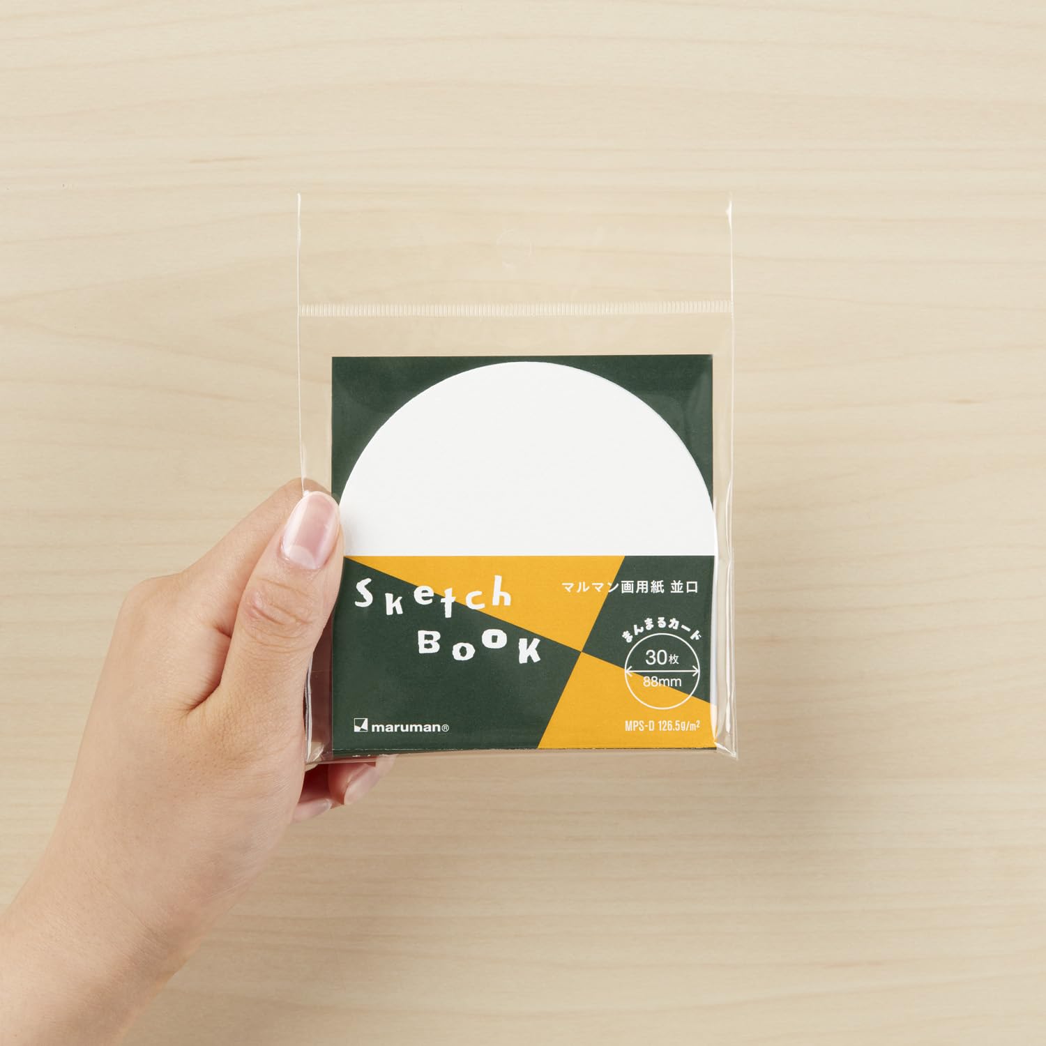 Amazon.co.jp: マルマン カード 円形 コースター スケッチブック