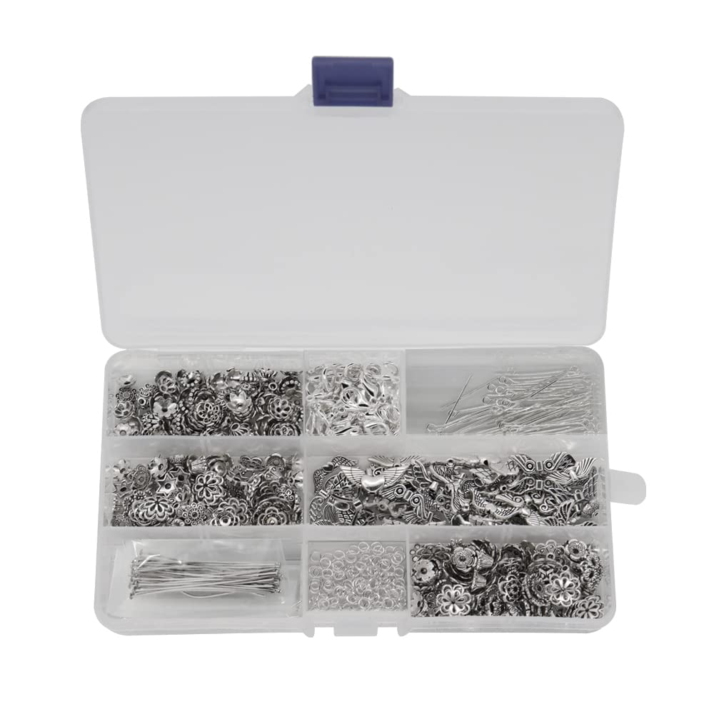 Ailes D'ange D'argent Perles Set 500 Pièces Ailes D'ange