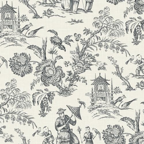 Galerie FC61800 French Country Black Chinois Wallpaper