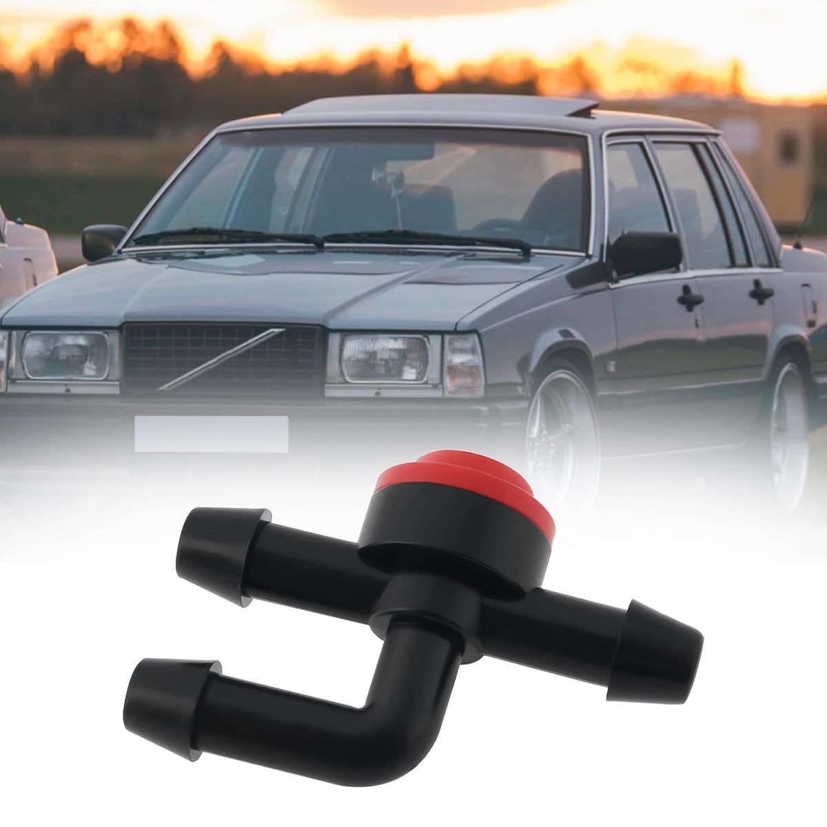 Teron Scheibenwaschdüsen-Rücklaufventil, Drei-Wege-Anschluss, Kompatibel Mit MINI R50 R53 R52,61667045427