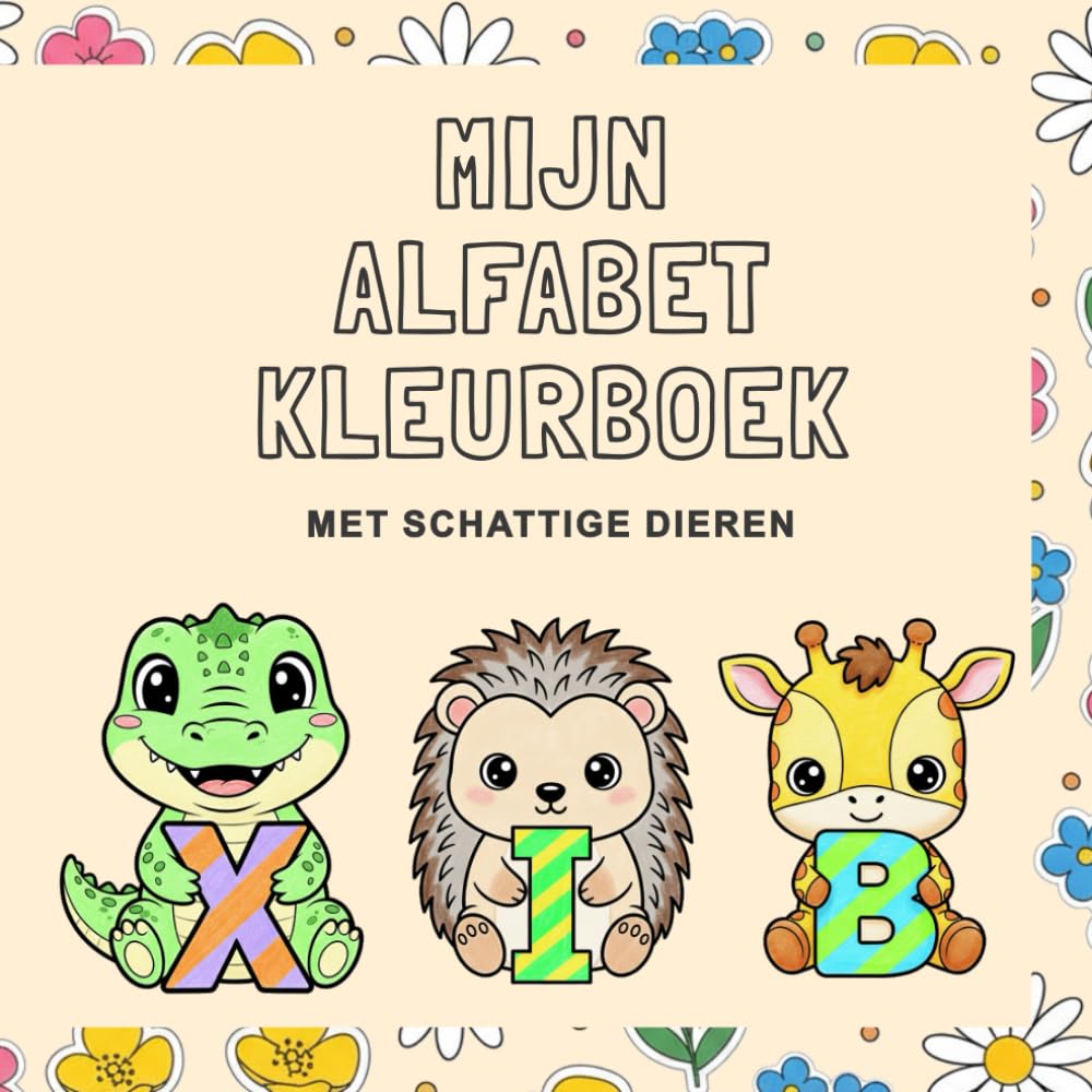 Mijn alfabet kleurboek: Met schattige Dieren