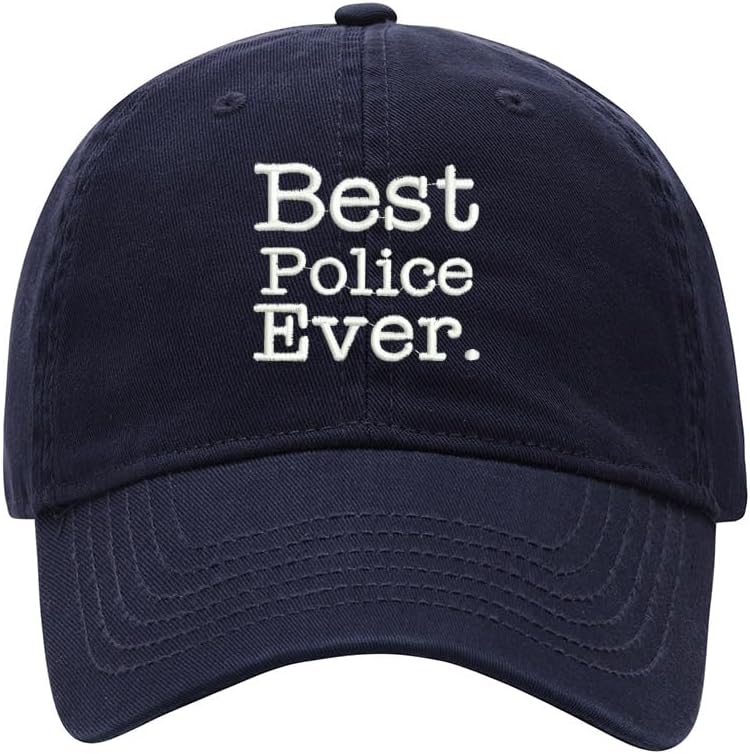 Baseball Cap Men Best Police Ever Embroidered Washed Cotton Dad Hat Baseball Caps
