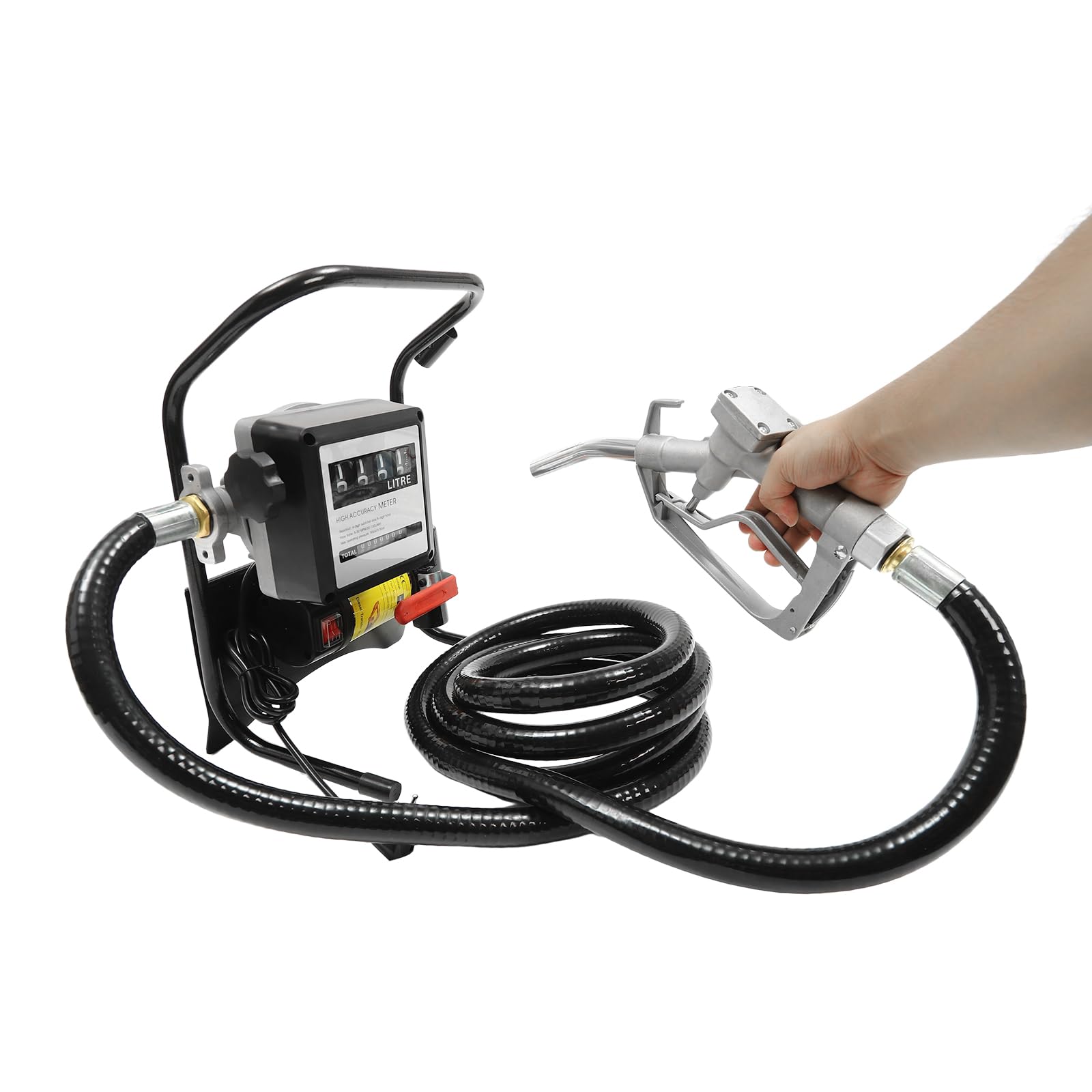 Pompe Diesel Automatique 220V, Pompe Gasoil Électrique 20-120L/min, Pompe de transmission 3600r/min, Pompe Diesel Auto aspirante, Auto-Amorçante 2400 L/H