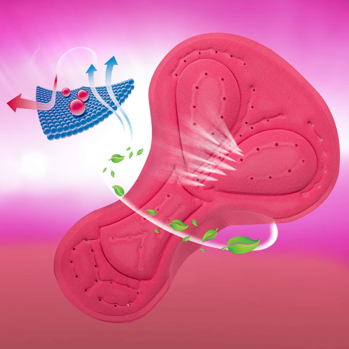 JPOJPO Women's Bike Shorts Cycling Shorts with Gel Padded,Cycling Women's Shorts