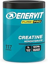 Enervit Pure-Pro Creatine, Monohydrate Creatine Powder Watermelon Flavour, Ideal for Efforts and High Intensity Workouts, 400 g