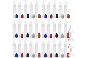 60 Pack Multi-Color Vape Liquid Bottles