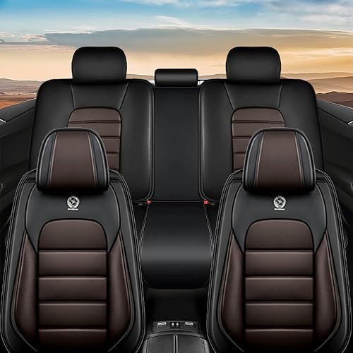 Miniatura 2 de Fundas de asiento de cuero para GMC Canyon 2004-2024, juego completo de fundas de asiento de automóvil, fundas protectoras de asiento impermeables,