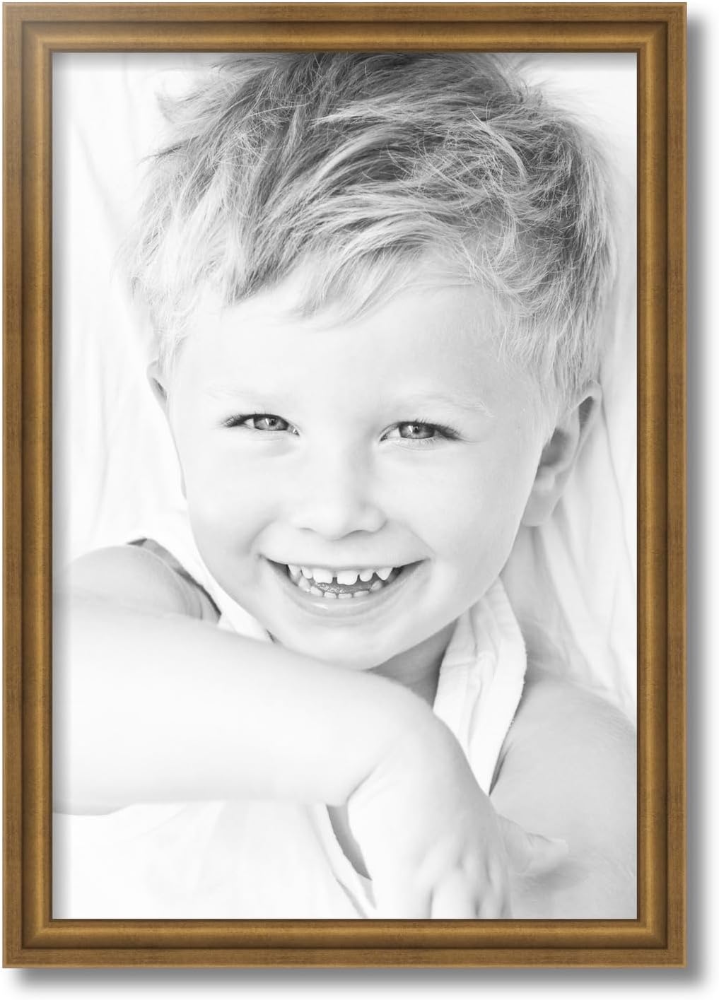 ArtToFrames 15x22 inch Muted Gold Glow Picture Frame, 2WOMBW275-1619-15x22
