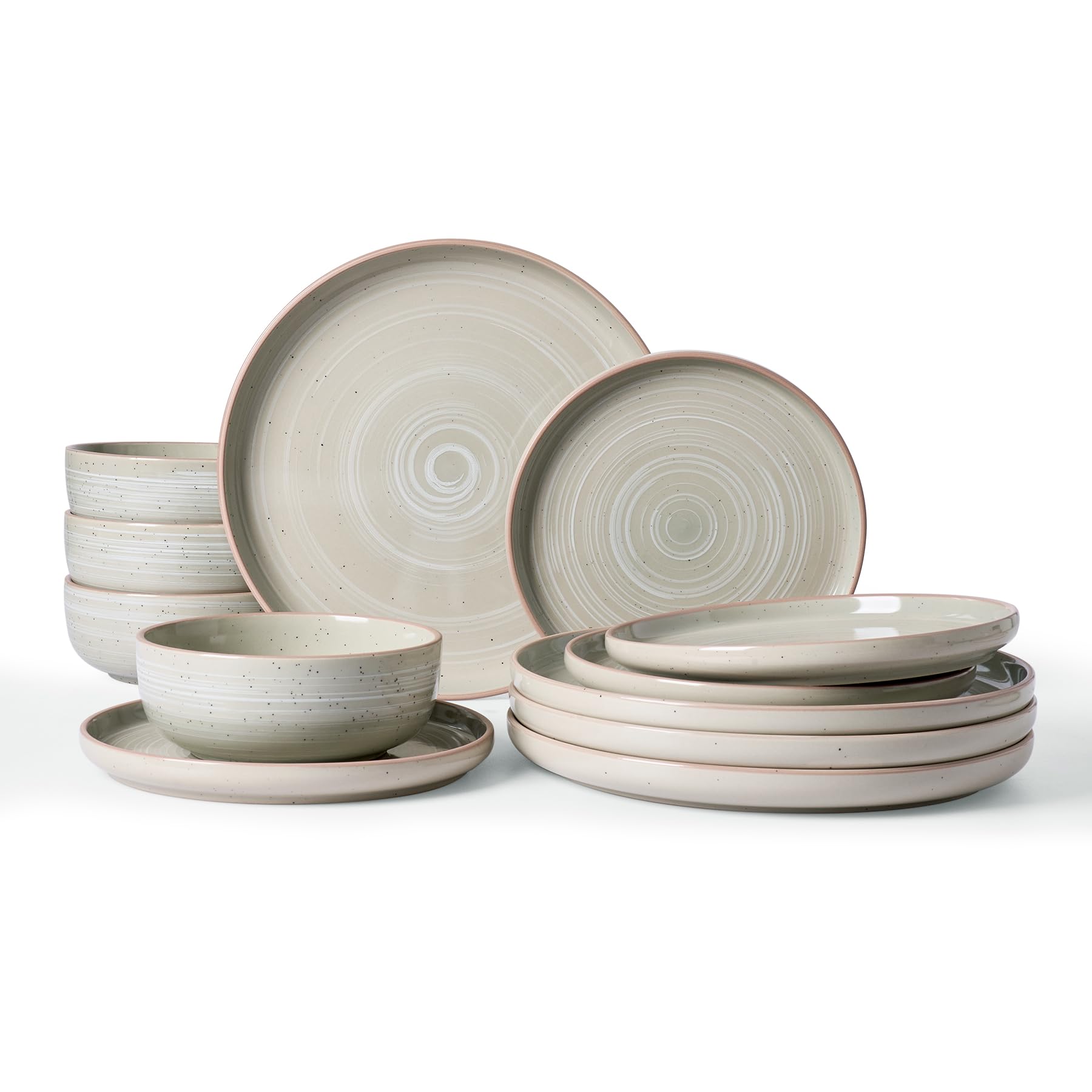 Famiware Meteor Plates and Bowls Sets for 4