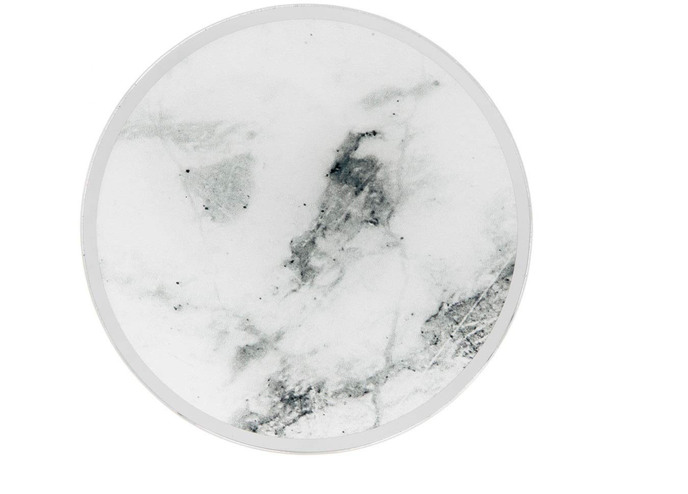 The Leonardo Collection Marble Mirror Candle Plate 10Cm