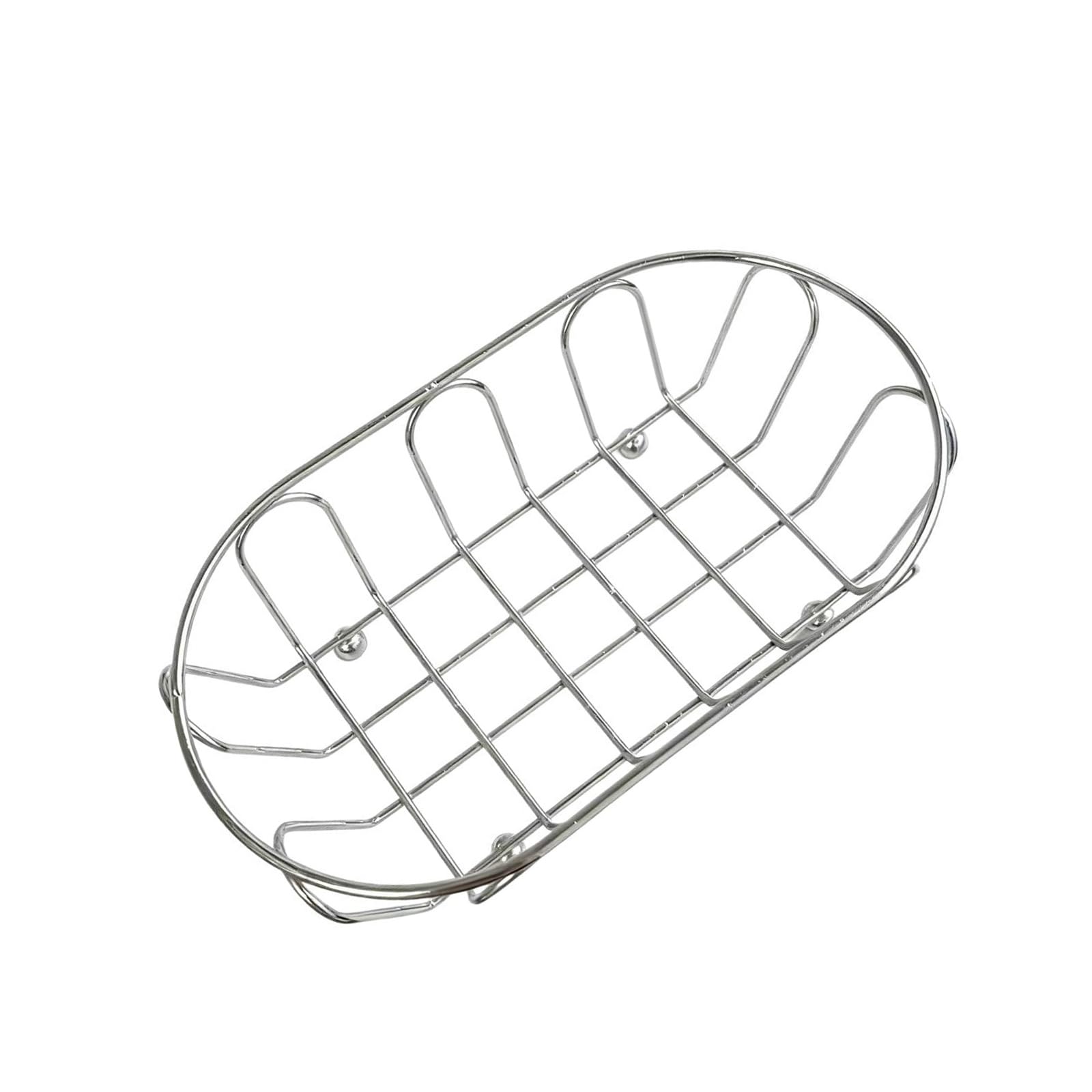 Openwork Iron Storage Bin for Bathroom Cosmetics Supplies and Household Clutters Organization Metal Wire Meshes Organiser Basket