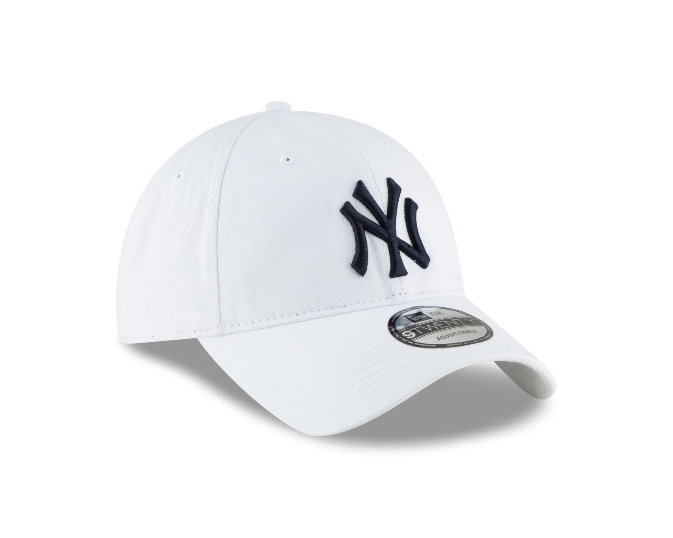 New Era New York Yankees MLB Core Classic Bianco 9Twenty Berretto Regolabile