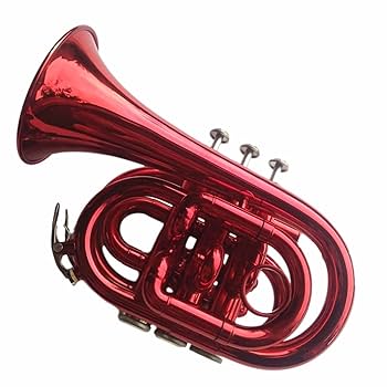 ポケットトランペット　赤　ケース付き 楽天市場】ポケットトランペット 赤の通販