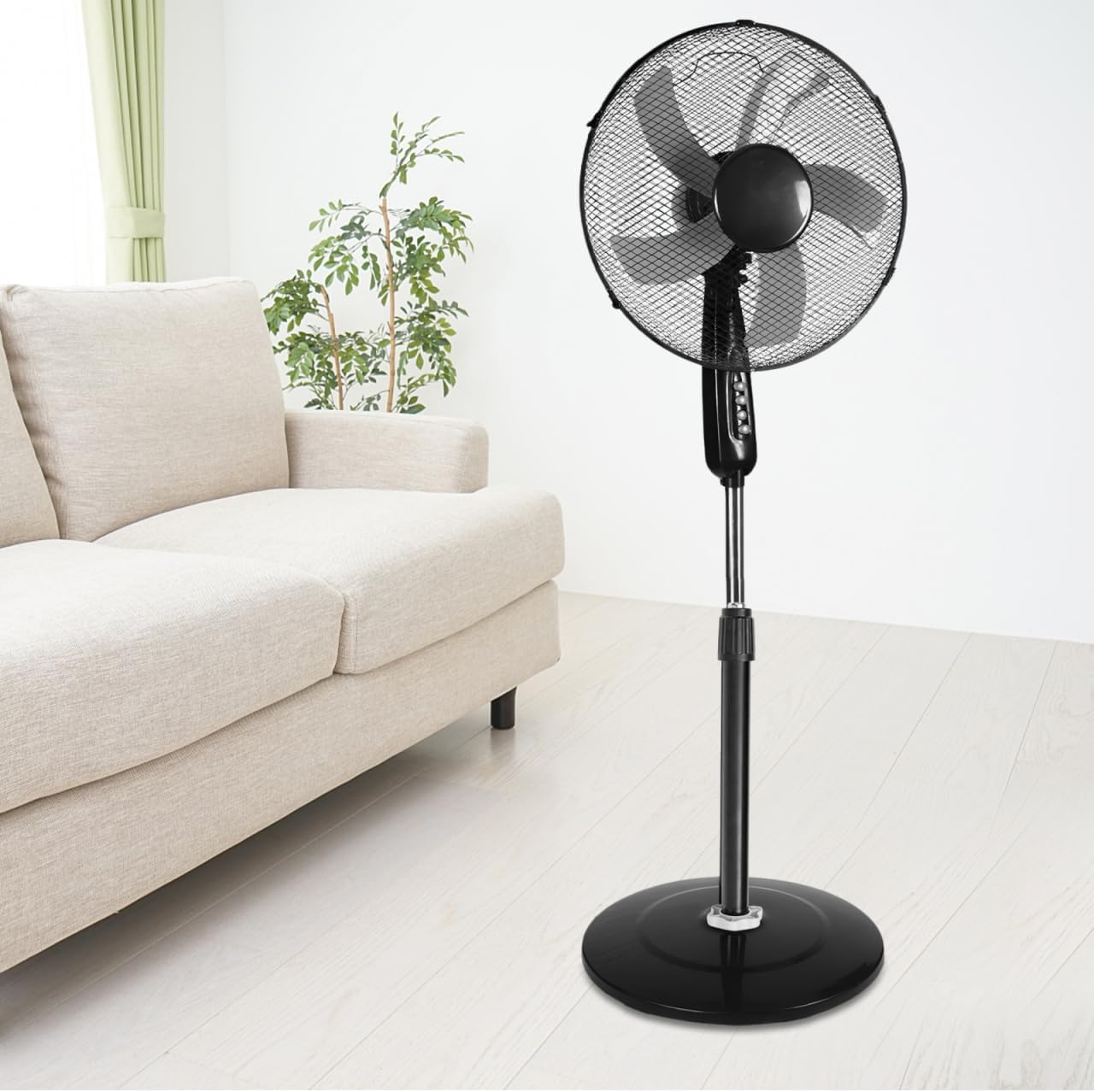 Fan Pipe Replacement Electric Fan Part Lifting Rod Extension Stainless Steel Plastic Easy to Use Minimalist Design