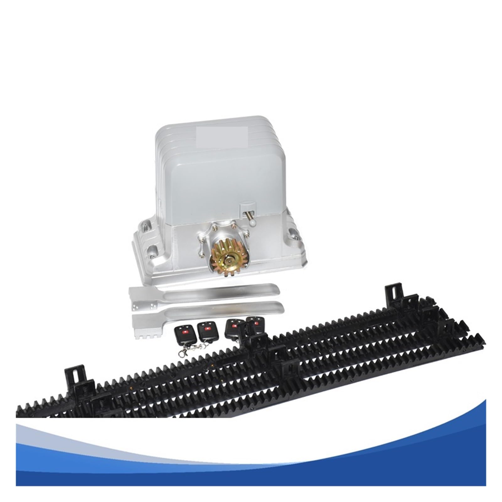 Automatyczne Samozamykacze, Heavy Duty KMP202 1800KG elektryczna brama przesuwna silnik do otwierania drzwi GSM bramy z nylonowym stojakiem szynowym 4 m lub 5(Kit 12)