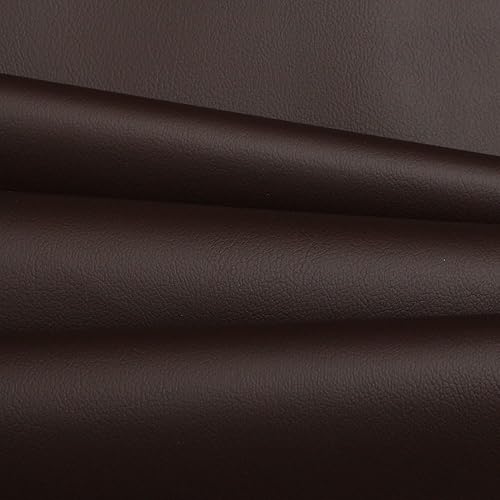 Dark Chocolate Brown Textured Fire Retardant Faux Leather Leatherette Upholstery