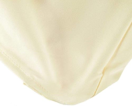 Miniatura 5 de Juego de 11050 fundas elásticas de elastano plegables para hotel, recepción, banquete, fiesta, restaurante, 17 colores (1, marfil)