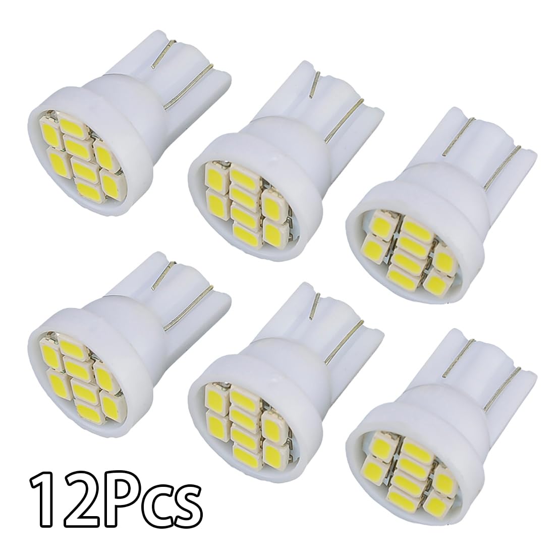 beler 12 Ampoules LED 6000K Blanches pour Tableau de Bord Fit pour Chevrolet C10 C20 C30 Truck 1973-1987